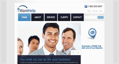 Desktop Screenshot of iwanthelp.com